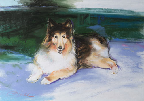 Expressive style pastel